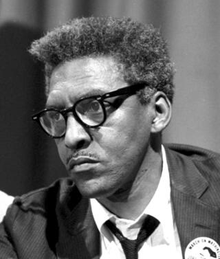 Bayard Rustin jugó un importante papel en la organización de la Marcha sobre Washington en 1963. 
