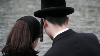 Judíos ultraortodoxos en Nueva York.