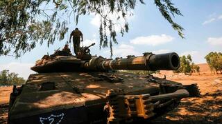 Un tanque de las FDI en los Altos del Golán, archivo.
