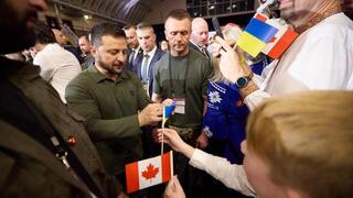 Vladimir Zelensky en el Parlamento de Canadá.