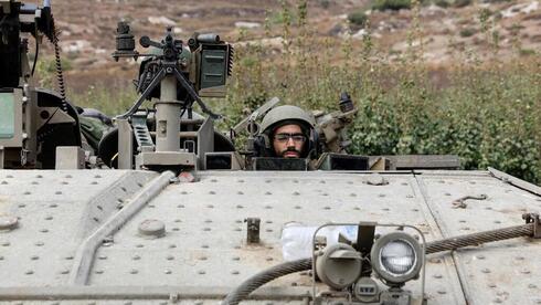 Fuerzas de Defensa en la frontera entre Israel y Líbano. 