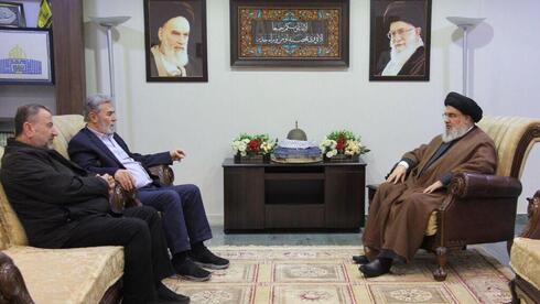 El jefe de Hezbolá, Hassan Nasralá, se reúne en Beirut con Ziyad al-Najalá, líder de la YIP, y con Saleh al-Arouri, jefe del politburó de Hamás.