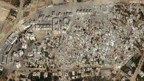 Destrucción en Gaza en la campaña de bombardeos israelíes.