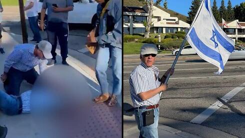 La última foto de Paul Kessler, asesinado a golpes con un megáfono por un manifestante pro palestino en Los Ángeles. 
