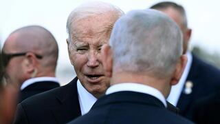 Netanyahu y Biden. 