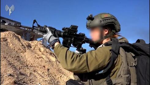 Soldado del Batallón Shachar, en Gaza
