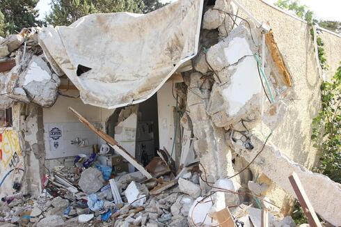 La destrucción en el kibutz Kfar Aza. 