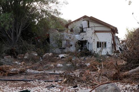 Casa devastada por terroristas de Hamás el 7 de octubre en el Kibbutz Be'eri, en el sur de Israel