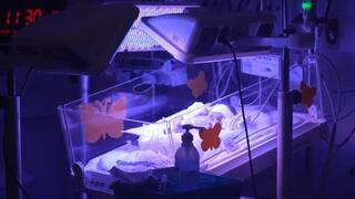 La clínica de maternidad del Centro Médico Galilea de Nahariya funciona desde hace dos meses en el complejo subterráneo.