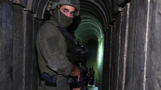 Túnel encontrado por soldados de las FDI debajo del hospital Al Shifa de Gaza