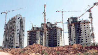Un sitio de construcción en Ramla. 