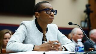 Claudine Gay, presidenta de Harvard.
