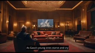 Ismail Haniyeh según la sátira producida con IA. 