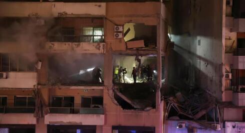 Una de las explosiones en las que murió el vicejefe de Hamás en Beirut, Líbano.