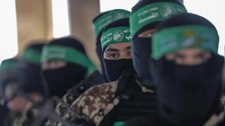 Terroristas de Hamás en Gaza