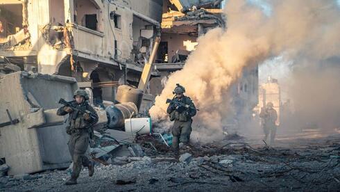 Fuerzas de las FDI en la Franja de Gaza.