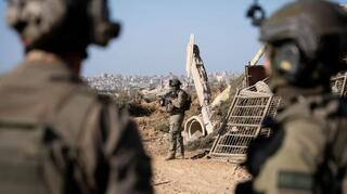 Soldados de las FDI en la Franja de Gaza.