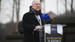 El ex presidente Reuven Rivlin quien presidirá el nuevo Foro de Líderes Europeos para la Lucha contra el Antisemitismo.