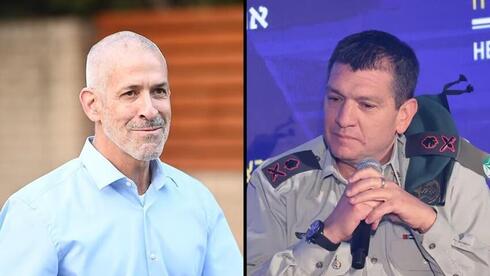 Ronen Bar, director del Shin Bet, y Aharon Haliva, jefe de Inteligencia Militar. 