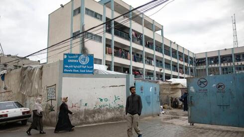 Escuela de la UNRWA en Rafah.