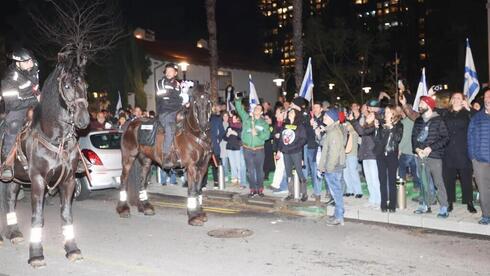 Por séptimo sábado consecutivo, protestas antigubernamentales en Israel. 
