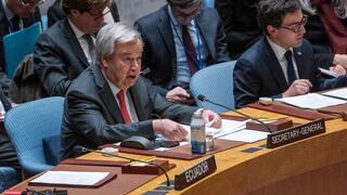 Antoni Guterres, secretario general de la ONU, volvió a pedir un alto el fuego. 