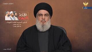 Hassan Nasrallah, líder de Hezbolá, volvió a amenazar a Israel. 