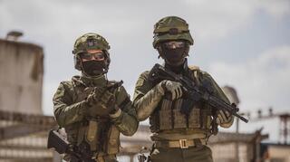 Soldados armados de las FDI.