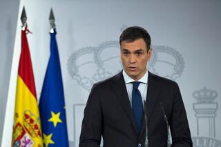 Pedro Sánchez, presidente del Gobierno de España. Una línea continua contra Israel. 
