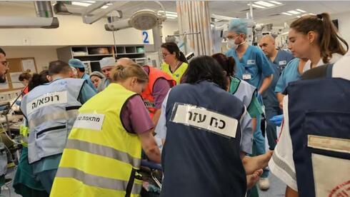Hospital Barzilai en Ashkelon el 7 de octubre.
