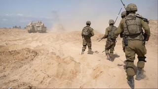 Soldados de las FDI operan en la Franja de Gaza.