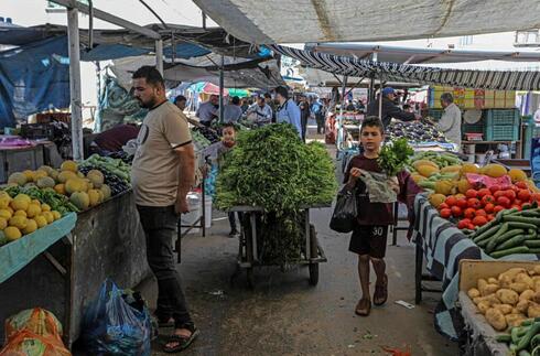 El mercado de Rafah.