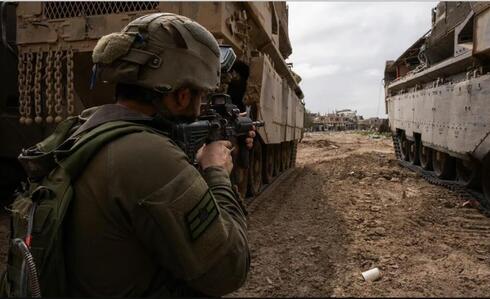 Fuerzas de las FDI en la Franja de Gaza.