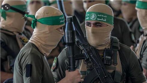 Militantes de Hamás. 