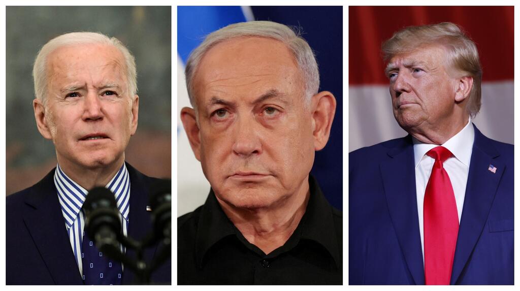 Biden; Netanyahu; Trump.