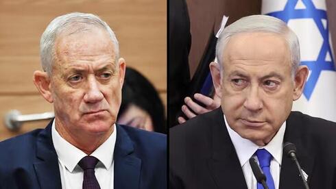 Benny Gantz y Benjamín Netanyahu, nuevamente enfrentados. 