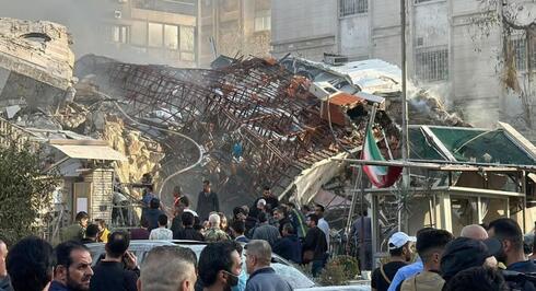 Escena del ataque en Damasco.