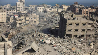 Destrucción del Hospital Shifa, en Gaza. 