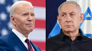 Joe Biden y Benjamín Netanyahu. 
