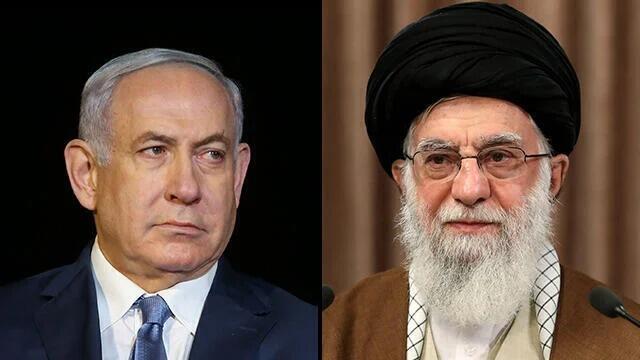 El primer ministro Benjamin Netanyahu y el líder supremo iraní Ayatolá Ali Jamenei. 