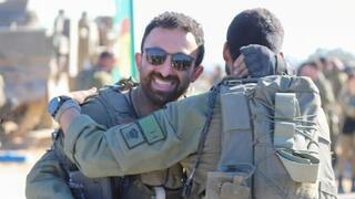 Shahaf regresó a su unidad apenas dos días después de haber sido herido. 
