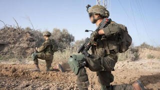 Soldados de la 162ª División operando en Gaza. 