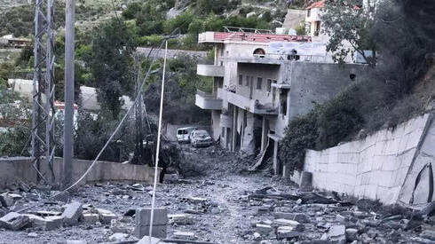 Demolición de casas en el sur del Líbano tras los ataques de las FDI. 