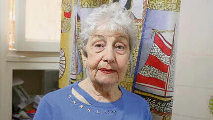 Esther Gendlin, sobreviviente del Holocausto. 