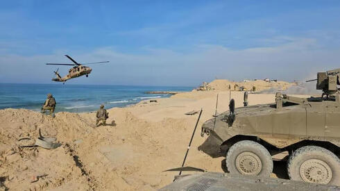 Los blindados se usan también para operar en Rafah. 